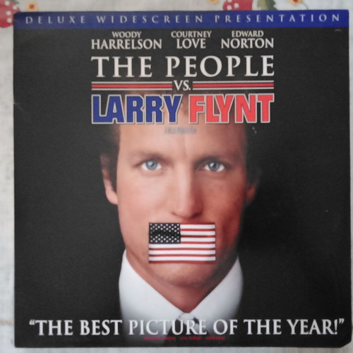 The People Vs. Larry Flynt LaserDisc like new, drama