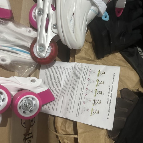 Children's Adjustable Inline Skates 2 in 1 like new