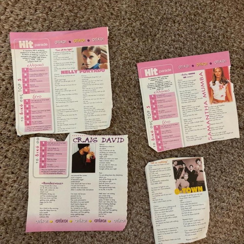 Afisorama clippings used, early 2000s