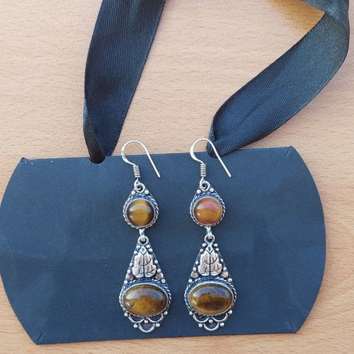 Tiger Eye Earrings