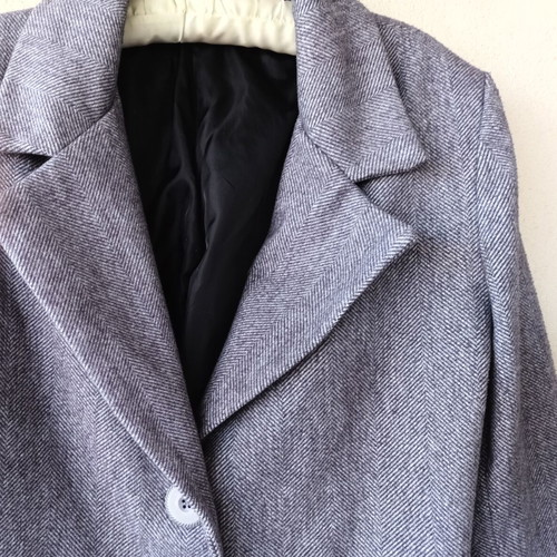 Garantie women's herringbone lined coat with pockets