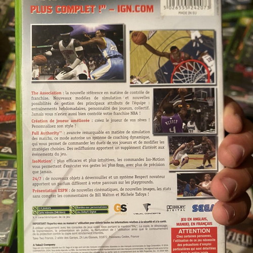 ESPN 2K5 Xbox game, classic OG
