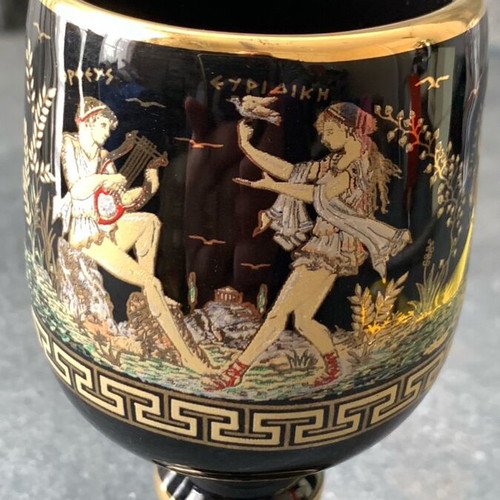 Greek cup used with traditional design