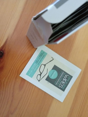 Optical lens wipes pack of 10 like new