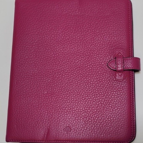 Mulberry iPad 2 case pink fuchsia authentic leather