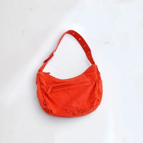 Levi's Y2K canvas shoulder bag used, red and orange