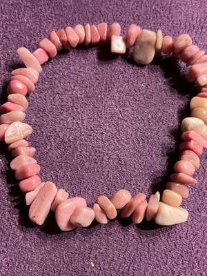 Rhodonite Genuine Stone Bracelet