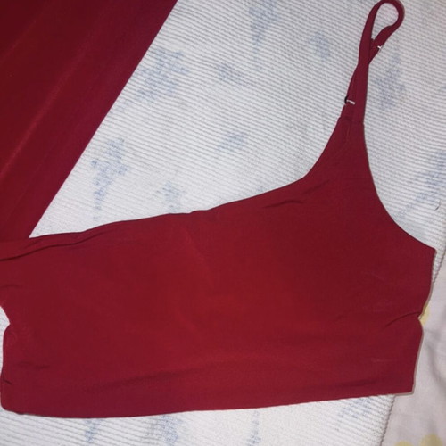 Marmalady red skirt and crop top set like new, size M