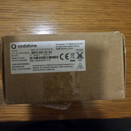 Vodafone Mobile WiFi R219t used