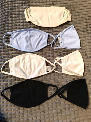 Cotton masks like new, pack of 7 pieces