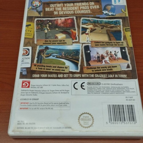 King Of Clubs Nintendo Wii game used, sports
