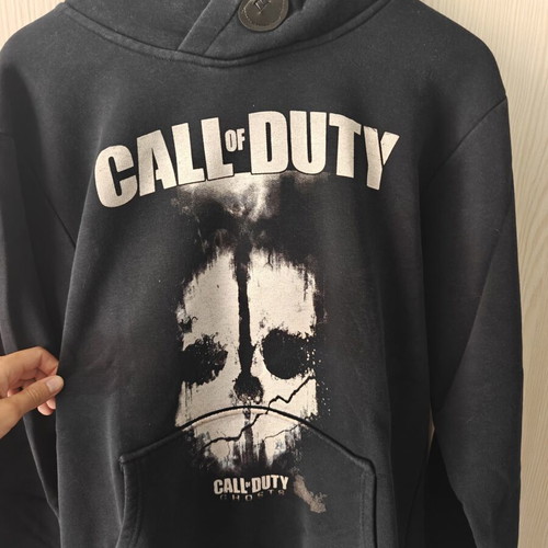 Call of Duty Ghosts Hoodie like new, dark blue, size XL