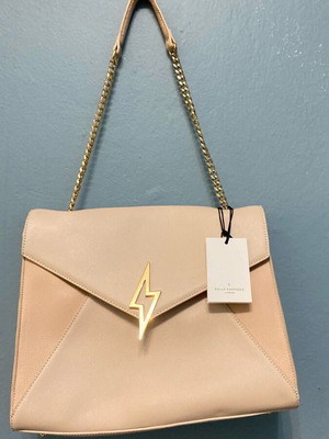 Paul's Boutique Hand Bag London Maya like new, beige with gold details