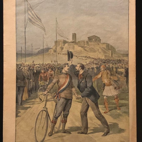 Le Petit Journal 1896 Olympic Games newspaper used