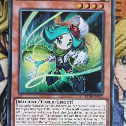 Speedroid Fuki-Modoshi Piper Super Rare κάρτα Yu-Gi-Oh!