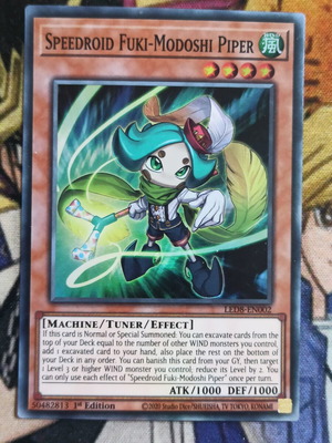 Speedroid Fuki-Modoshi Piper Super Rare κάρτα Yu-Gi-Oh!