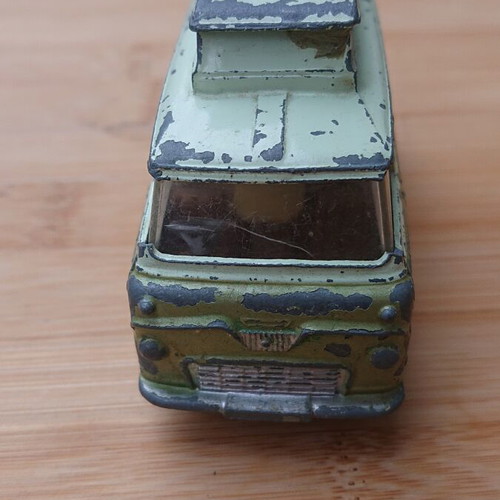 Corgi Toys No. 420 Ford Thames Airborne Caravan die-cast model used, missing back door