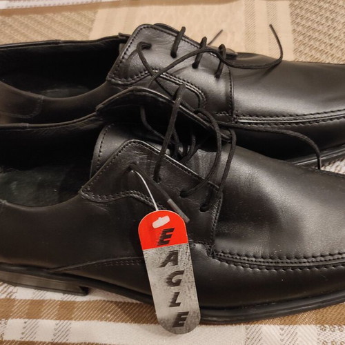 Men's black scarponi shoes new, size 42