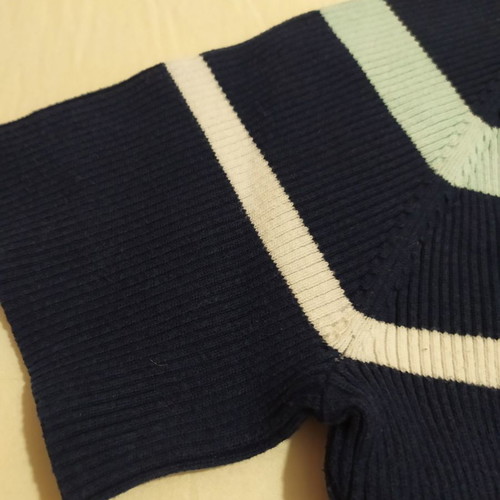 Minkpink dress used, mini fitted with colorful stripes