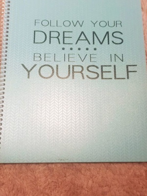Notebook like new with stains on the side
