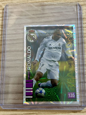 Ronaldo Real Madrid Champions 2007 Sticker new