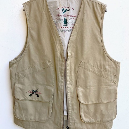 GANT men's beige vest size M used Safari style