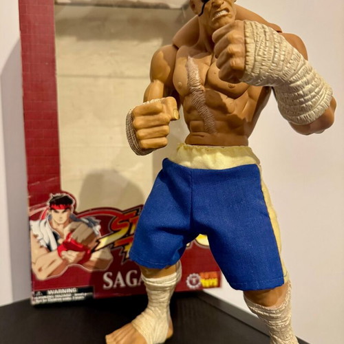 Sagat Street Fighter figure used, collectible Limited Edition