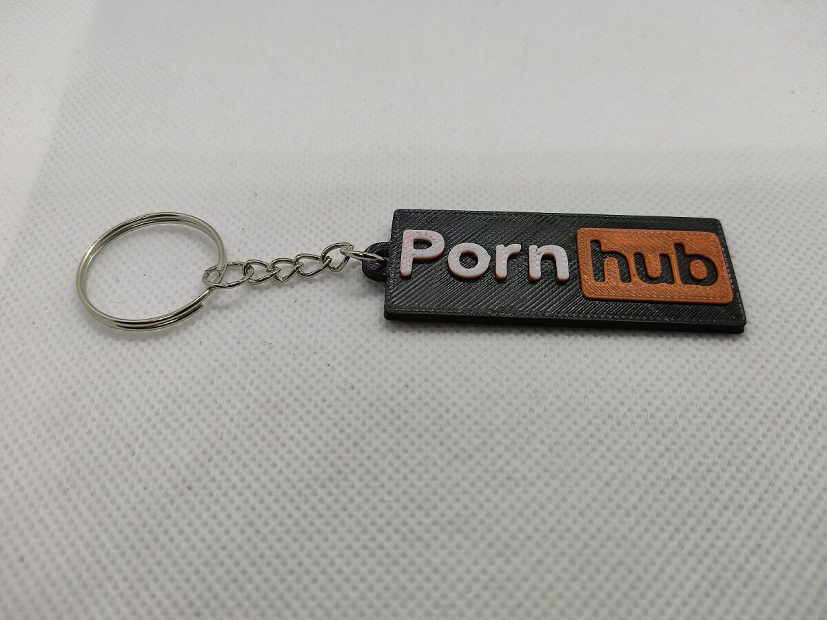Pornhub keychain new, made with 3d printer - € 2,00 - Vendora.cy