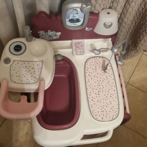 Smoby Baby Nurse playset used, doll care station