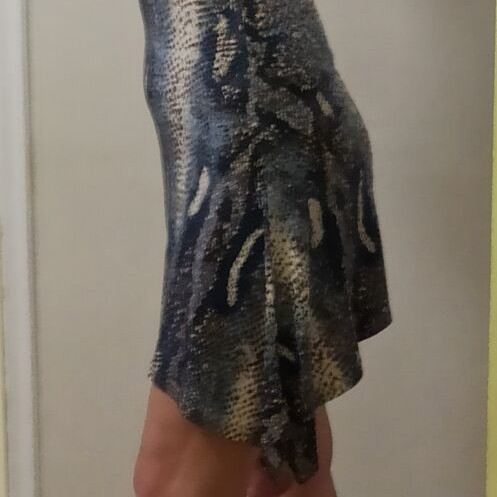 Snake Print Backless Dress like new, sizes S/M