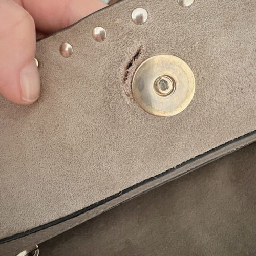 Valentino Garavani Rockstud hobo bag used beige
