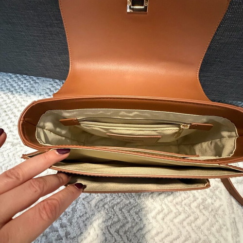 Trussardi crossbody bag brown like new