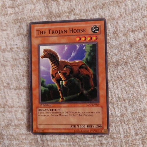 Yu-Gi-Oh The Trojan Horse card like new