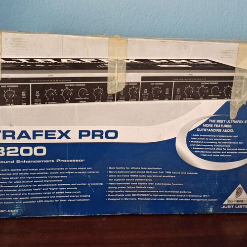 Behringer Ultrafex Pro EX3200 sound enhancement processor like new