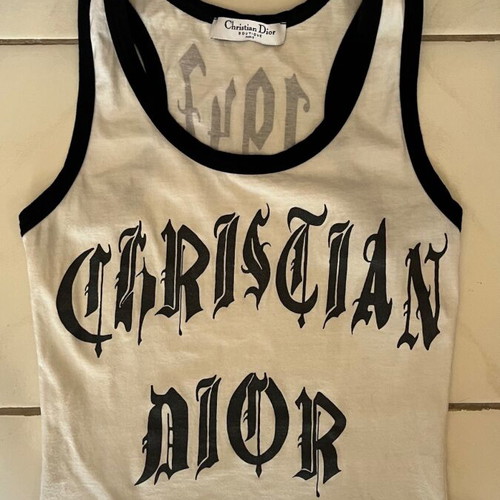 Dior top used, black and white