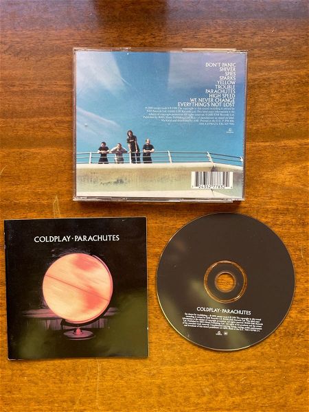  CD Coldplay - Parachutes afthentiko
