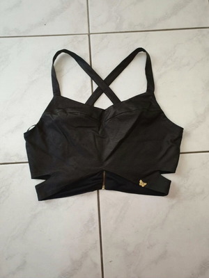 Cento leather crop new, size M, black