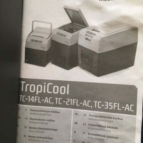 Waeco TropiCool TC-35FL-AC portable fridge, 35 liters, new