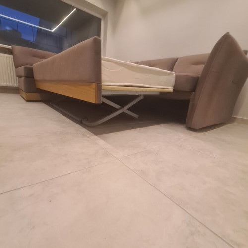 Corner sofa like new 300x210 cm with storage and bed function