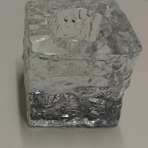 Crystal candle holders like new, set of 2 pieces