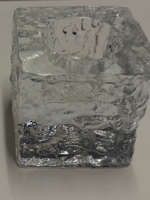 Crystal candle holders like new, set of 2 pieces