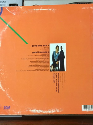 SoundFactory Good Time βινύλιο μεταχειρισμένο, ηλεκτρονική μουσική