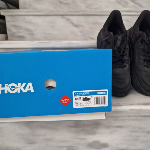 Hoka Bondi 9 wide running shoes, size 47 1/3