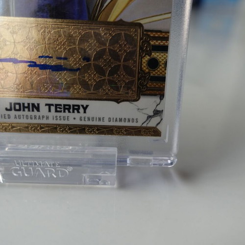Topps Reverence John Terry Crowned Legend Jewel Autograph Relic card like new