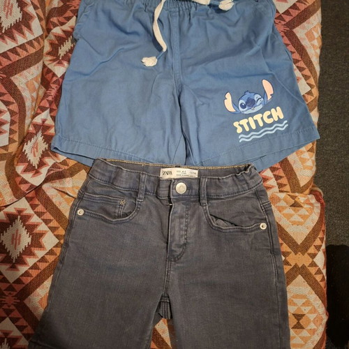 Zara bermuda shorts and shirt like new