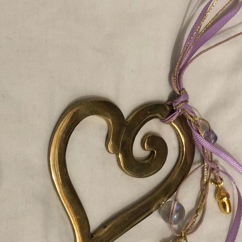 Decorative Hanging Metal Heart like new