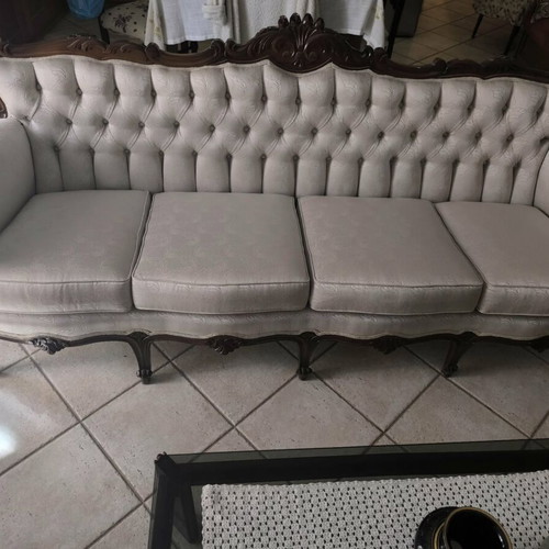 Ludovic Style Sofa And Two Large Chairs Like New