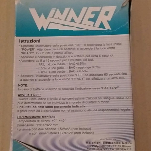 Alcohol tester new