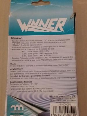Alcohol tester new
