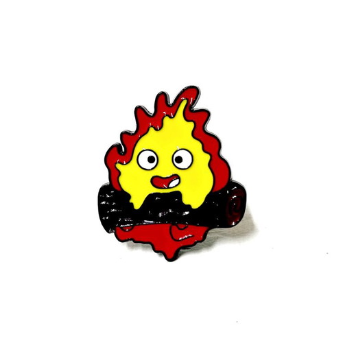 Studio Ghibli Warawara & Calcifer Enamel Pin Set New Limited Edition